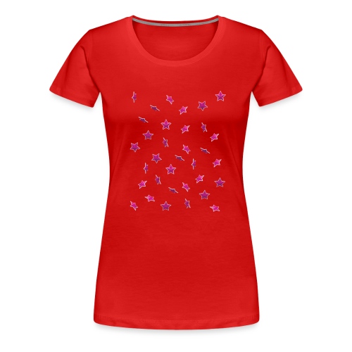 Video Star Collage - Women's Premium T-Shirt