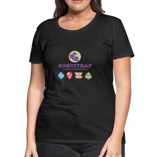 BOOTSTRAP Algebra Reactive Physics Data Science - Women's Premium T-Shirt