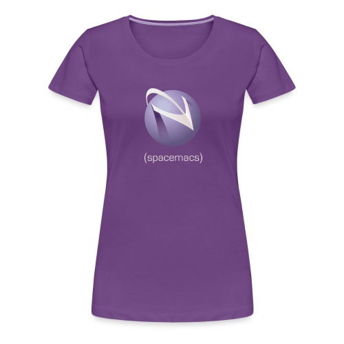 color with light text png - Women's Premium T-Shirt