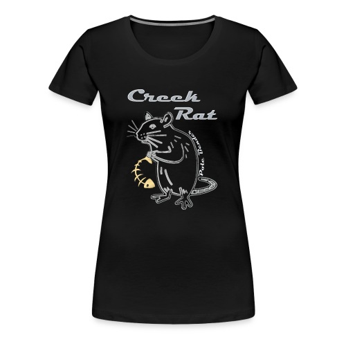 Final creekrat orangewhite fishbone - Women's Premium T-Shirt