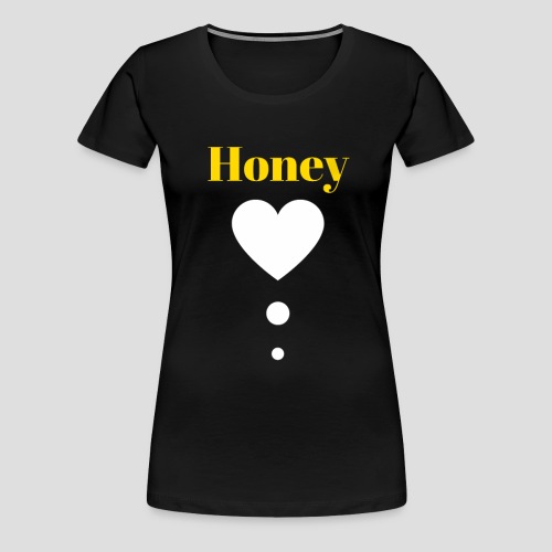 Honey Baby (Yellow & White) - Women's Premium T-Shirt
