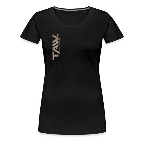 TAW Side Logo Camo - Women's Premium T-Shirt