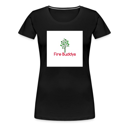 Fire Buddys Website Logo White Tee-shirt eco - Women's Premium T-Shirt