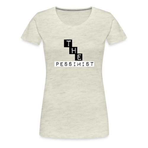 The pessimist Abstract Design - Women's Premium T-Shirt