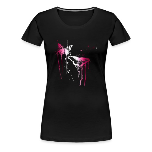 Dripping Butterflies - Women's Premium T-Shirt