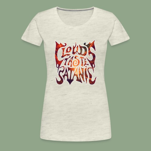 Clouds Taste Satanic - Dawn Logo T-Shirt - Women's Premium T-Shirt