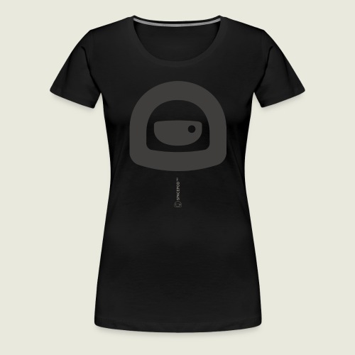 Astronaut Space Helmet Icon by SpacePod Tees 🚀🌏✨ - Women's Premium T-Shirt