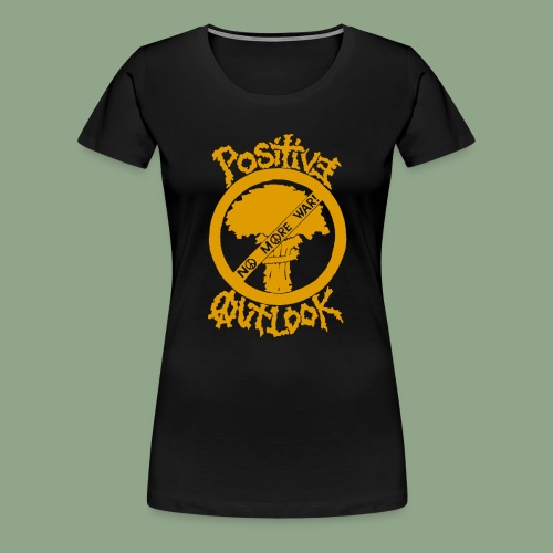 Positive Outlook - No More War T-Shirt - Women's Premium T-Shirt