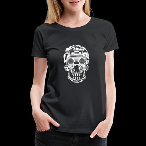 Audio Skull - Women's Premium T-Shirt