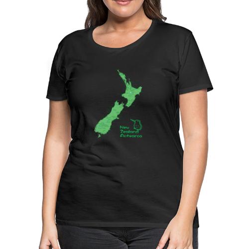 New Zealand's Map - Women's Premium T-Shirt