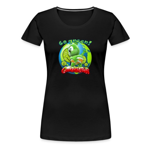 Gummibär Go Green Earth Day Earth - Women's Premium T-Shirt