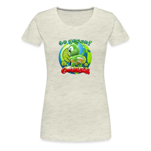 Gummibär Go Green Earth Day Earth - Women's Premium T-Shirt