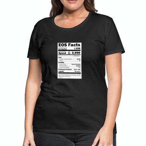 EOS NUTRITION FACTS T-SHIRT - Women's Premium T-Shirt