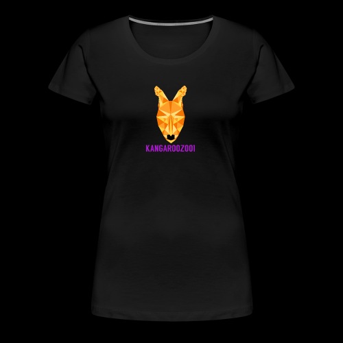Kangaroozoo1 Logo & Name - Women's Premium T-Shirt