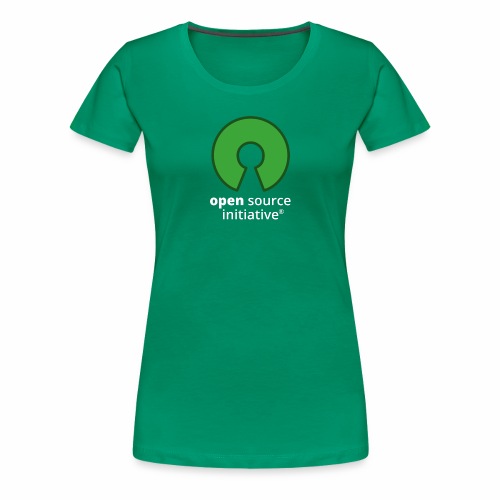 osi_logotype_color_to_whi - Women's Premium T-Shirt