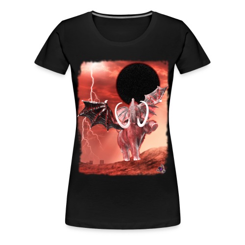 Hellaphant New No Words Version - Women's Premium T-Shirt
