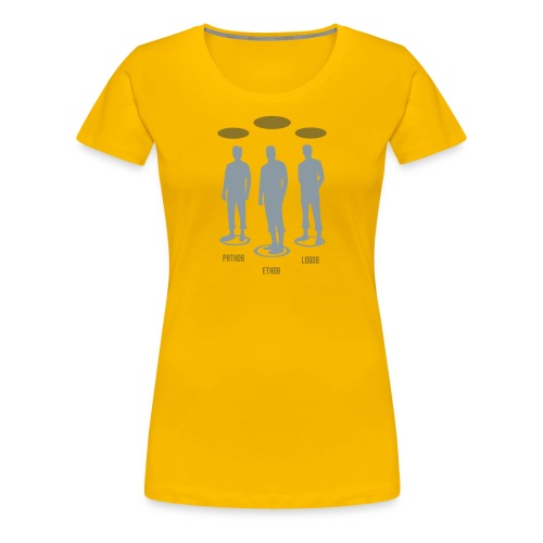 Pathos Ethos Logos 1of2 - Women's Premium T-Shirt