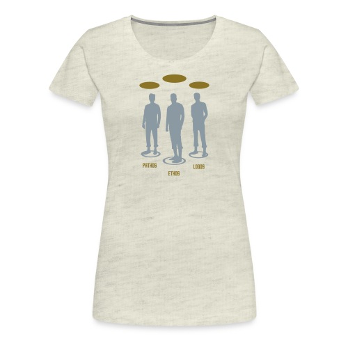 Pathos Ethos Logos 1of2 - Women's Premium T-Shirt