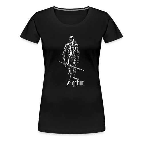 Gothic Knight Men's Standard Black T-shirt - Women's Premium T-Shirt