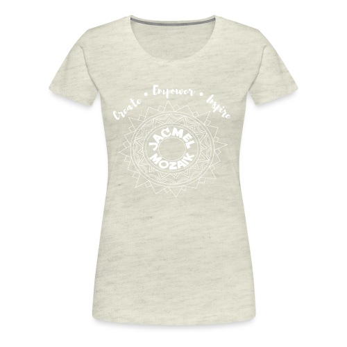 JM White Logo - Women's Premium T-Shirt
