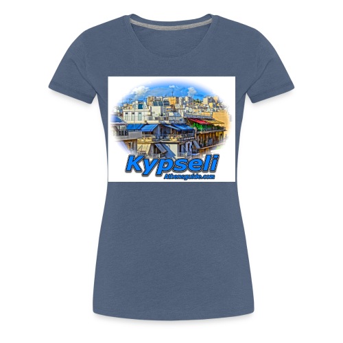 Kypseli apartments jpg - Women's Premium T-Shirt