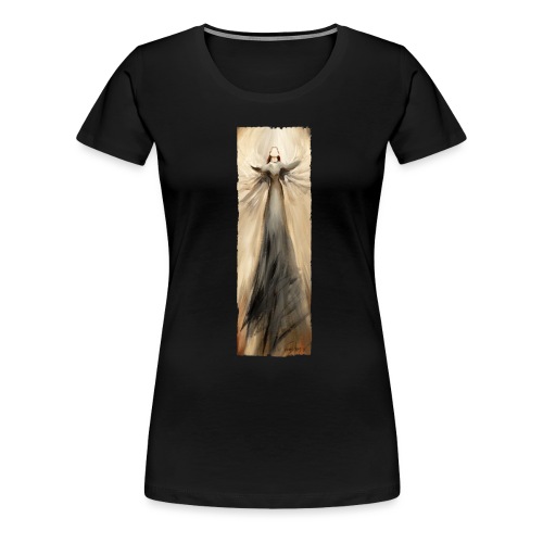 Long angel print_06_Ragge - Women's Premium T-Shirt