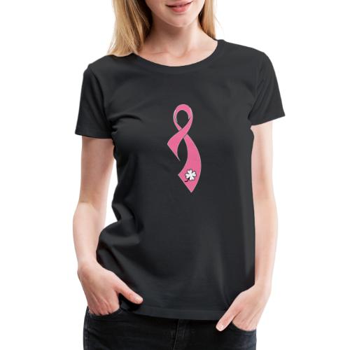 TB Breast Cancer Awareness Ribbon - Women's Premium T-Shirt