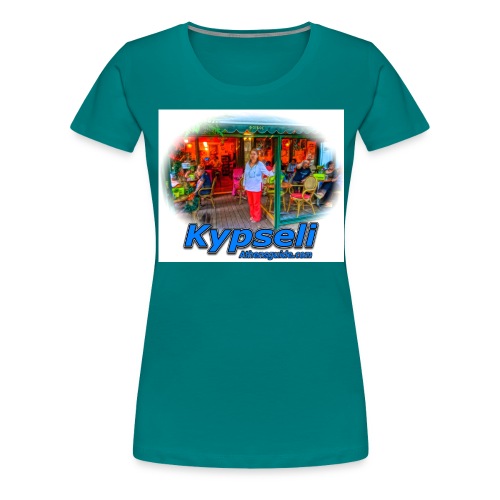 Kypseli Foibos jpg - Women's Premium T-Shirt