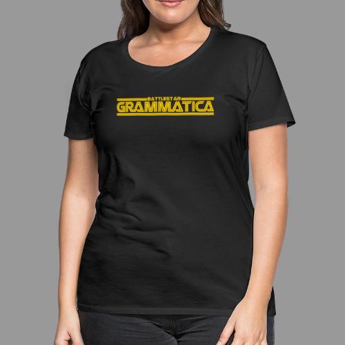 Battlestar Grammatica - Women's Premium T-Shirt