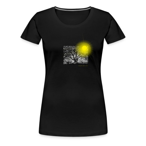 HeartAndSol 01 onBlack - Women's Premium T-Shirt