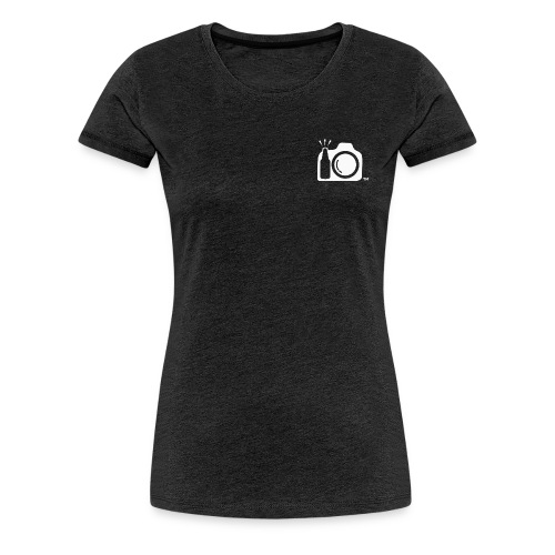 White Transparent No Initials Logo ONly png - Women's Premium T-Shirt