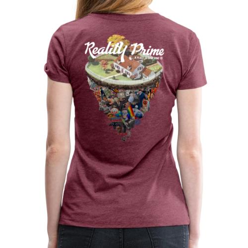Reality Prime (On Color, Back Design) - Women's Premium T-Shirt