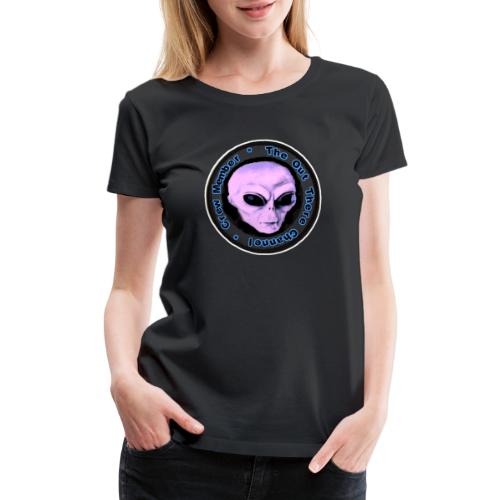 Badge crewPINKY with Back Crew Logo - Women's Premium T-Shirt