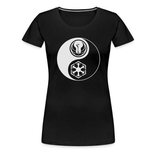 Star Wars SWTOR Yin Yang 1-Color Light - Women's Premium T-Shirt