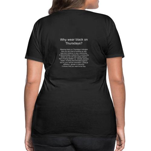 Thursdays in Black Shirt Text - Women's Premium T-Shirt
