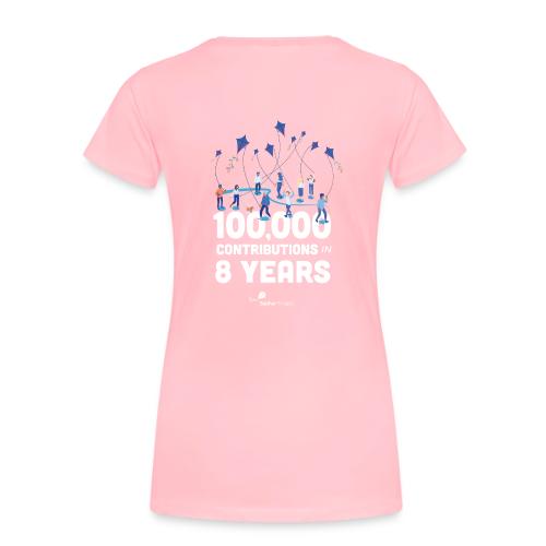 Zephyr 100,000 Contributions - Women's Premium T-Shirt