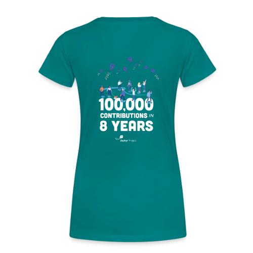 Zephyr 100,000 Contributions - Women's Premium T-Shirt
