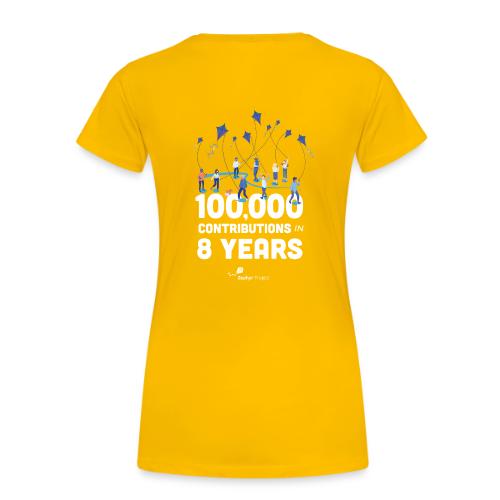 Zephyr 100,000 Contributions - Women's Premium T-Shirt