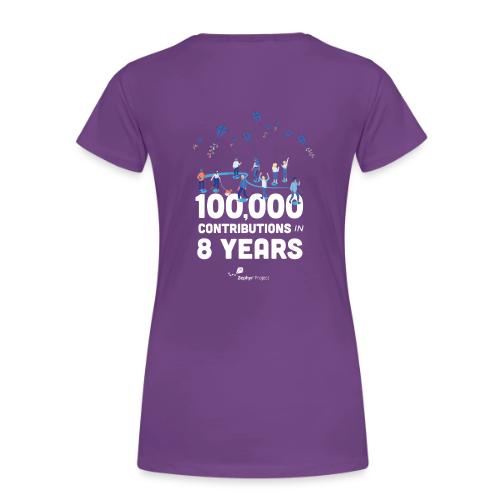 Zephyr 100,000 Contributions - Women's Premium T-Shirt