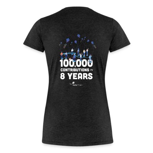 Zephyr 100,000 Contributions - Women's Premium T-Shirt