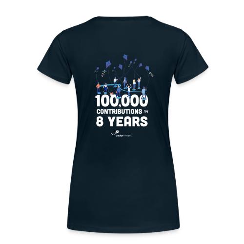 Zephyr 100,000 Contributions - Women's Premium T-Shirt