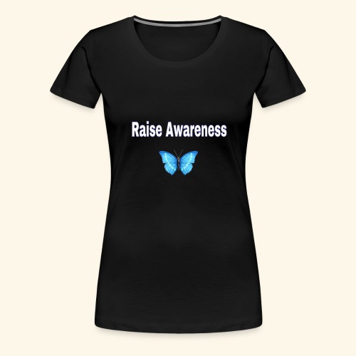 Awareness Butterfly - Women's Premium T-Shirt