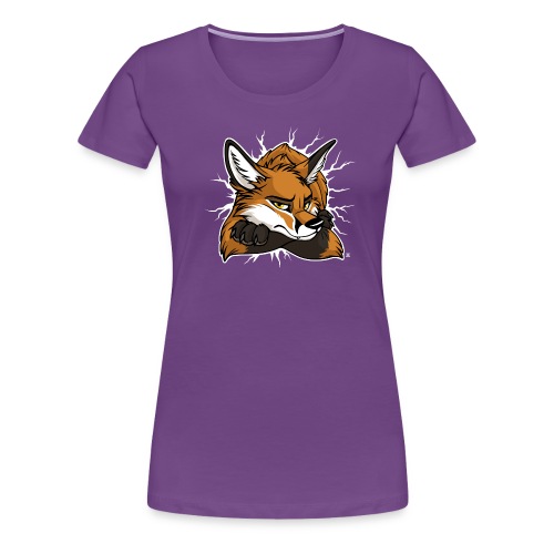 STUCK grumpy Fox Red (double-sided) - Women's Premium T-Shirt
