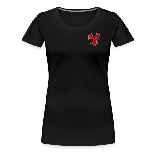 DDM Logo Red,Black,White - Women's Premium T-Shirt