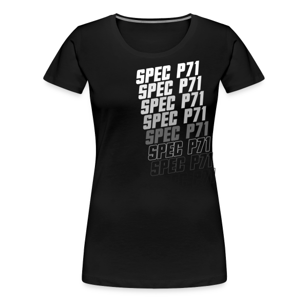 Spec P71 - Dark Gradient - Women's Premium T-Shirt