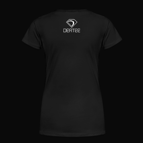 DerTee Threadz Logo White - Women's Premium T-Shirt