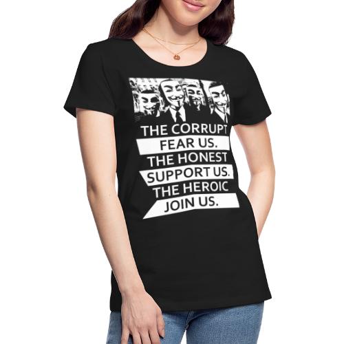 Anonymous 5 - Women's Premium T-Shirt