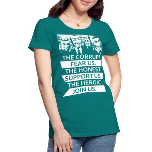 Anonymous 5 - Women's Premium T-Shirt