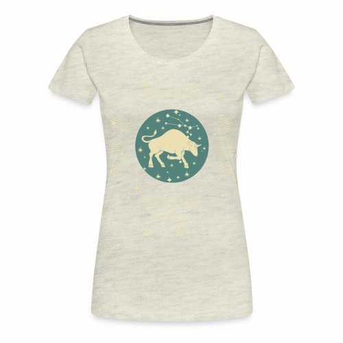 Zodiac Taurus Constellation Bull Star Sign May - Women's Premium T-Shirt