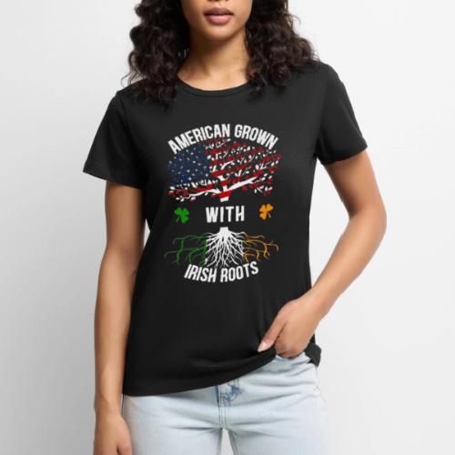 American Grown with Irish Roots - Women's Premium T-Shirt